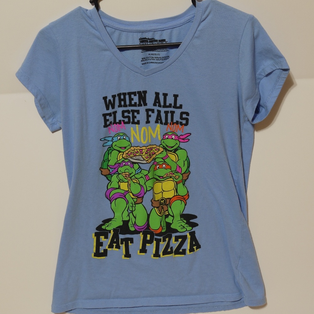 Girls Teenage Mutant Ninja Turtles Shirt XL 15-17